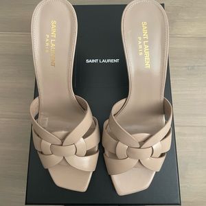 NEW unworn Saint Laurent Tribute Sandals